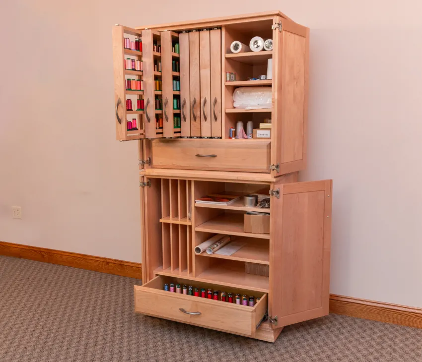 Embroidery storage center