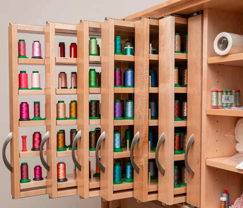 Embroider storage center